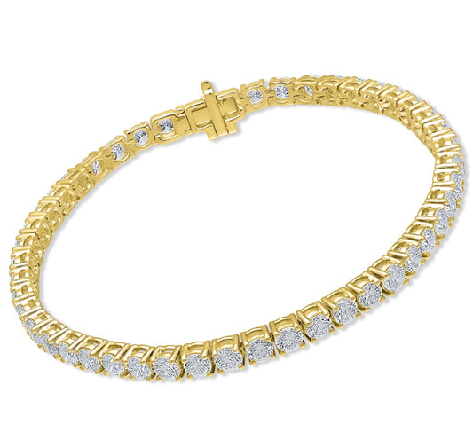 Diamond Tennis Bracelet 14k gold