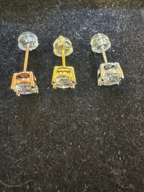 Moissanite Stud Earrings